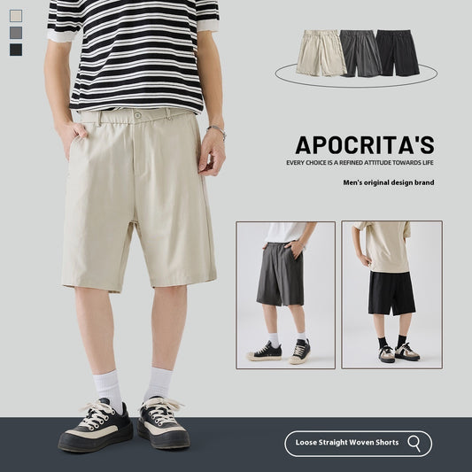 Pantaloncini Uomo Estivi in Lyocell – Shorts Casual in Cotone Misto, Comodi e di Qualità