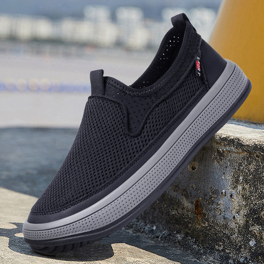 Sneakers casual leggere traspiranti con suola morbida