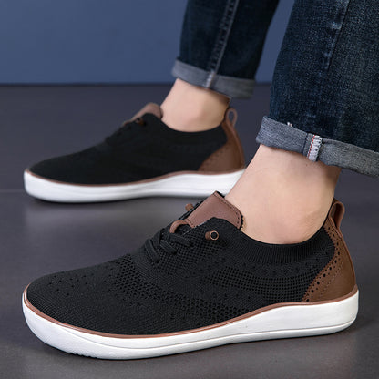 Scarpe Uomo Extra Large in Tessuto Mesh – Calzata Larga e Comoda