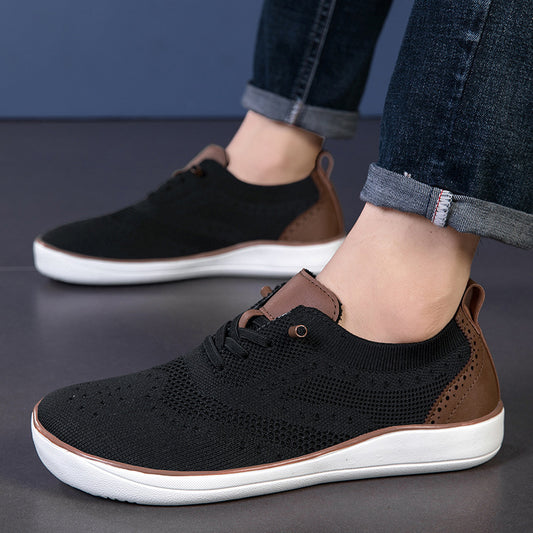 Scarpe Uomo Extra Large in Tessuto Mesh – Calzata Larga e Comoda