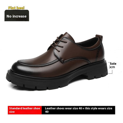 Scarpe Uomo Business con Rialzo Interno – Pelle Vera, Eleganti e Traspiranti