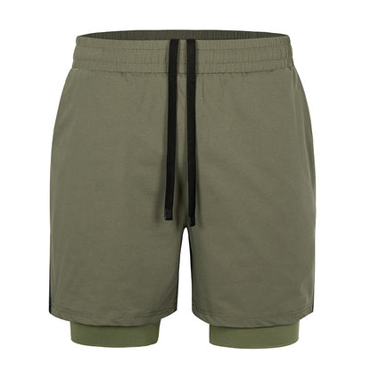 Pantaloncini Sportivi Uomo – Quick-Dry a Quadretti, Casual Estivi