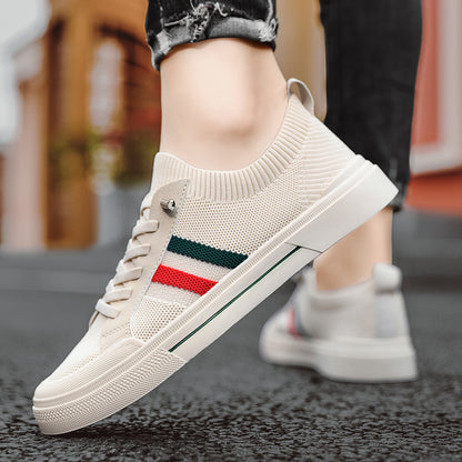 Breathable Thin Knitted Mesh Men's Casual Sneakers