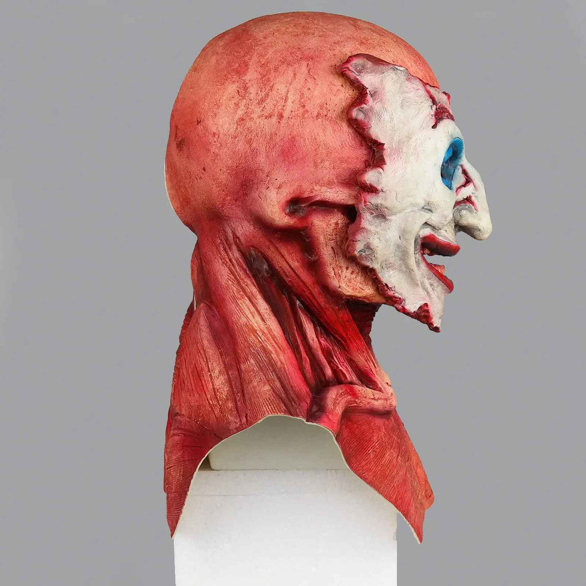 Maschera di Halloween  Joker o Ghost Rider doppia maschera in lattice