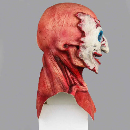 Maschera di Halloween  Joker o Ghost Rider doppia maschera in lattice
