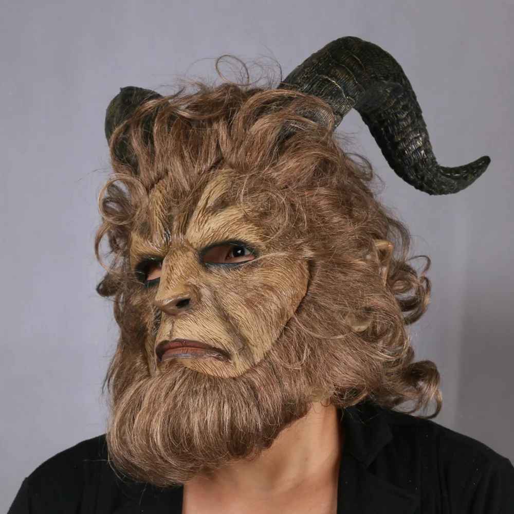 🦁 Maschera Cosplay "La Bestia" (Principe Adam)