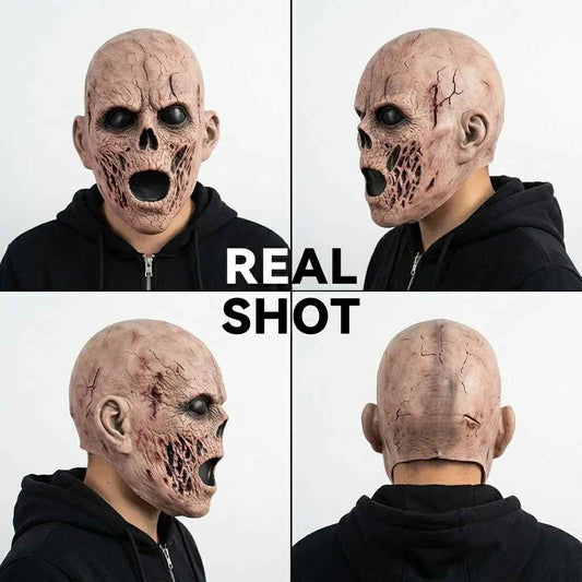 🧟♂️ Maschera Realistica da Zombie in Lattice  Full Face
