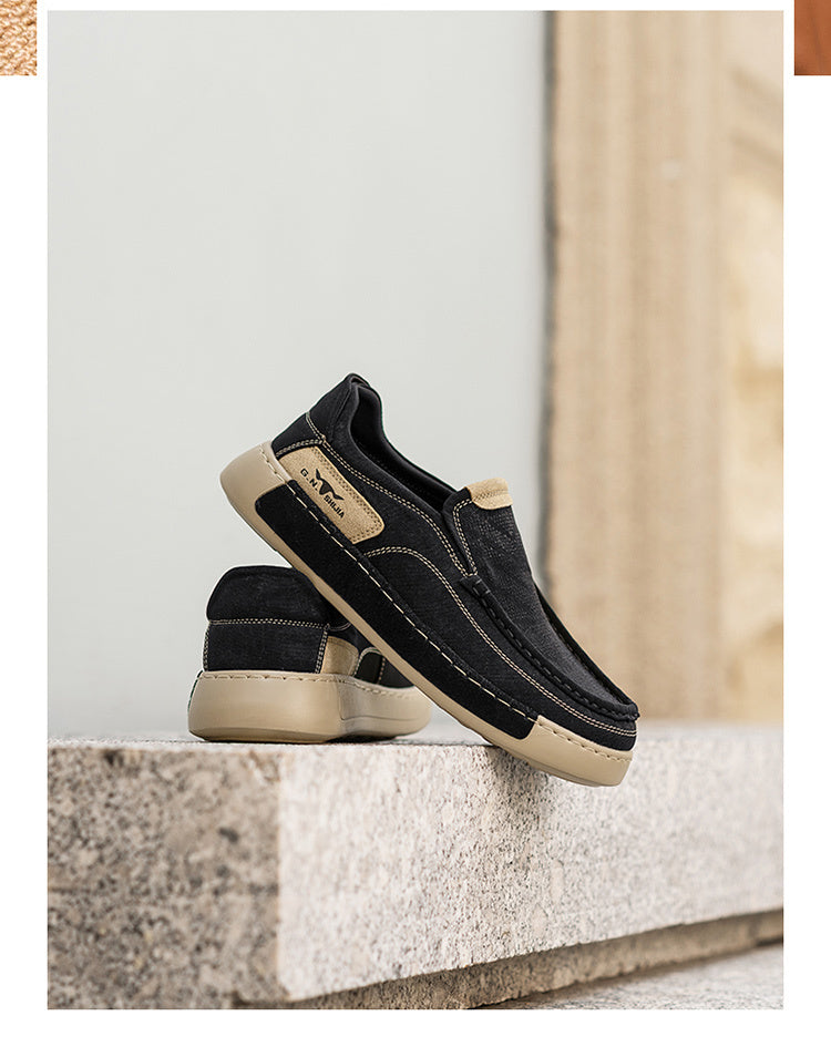 Scarpe Uomo Casual Slip-on – Leggere, Comode e Suola Morbida