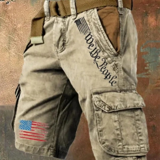 Pantaloncini Uomo Cargo Workwear – Shorts Estivi Multitasche, Leggeri e Comodi