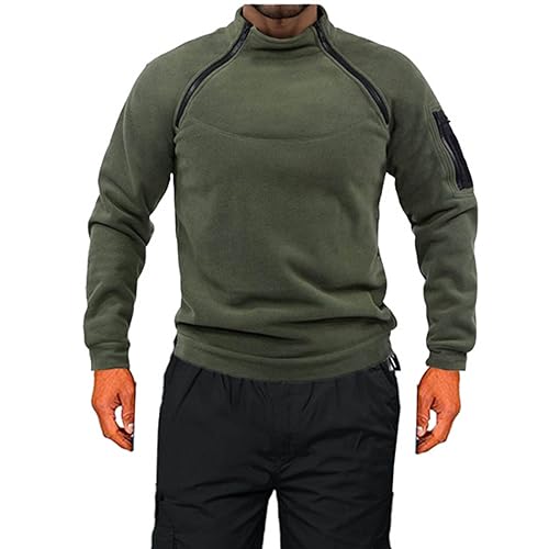 Felpa Tecnica Outdoor Uomo Pile Termico Antivento Zip Escursionismo 🔥🧥