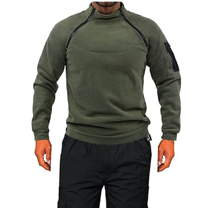 Felpa Tecnica Outdoor Uomo Pile Termico Antivento Zip Escursionismo 🔥🧥