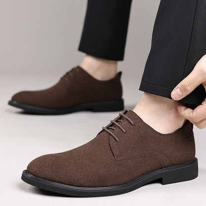 Scarpe Uomo Casual in Pelle Scamosciata Sintetica – Stile Britannico Elegante