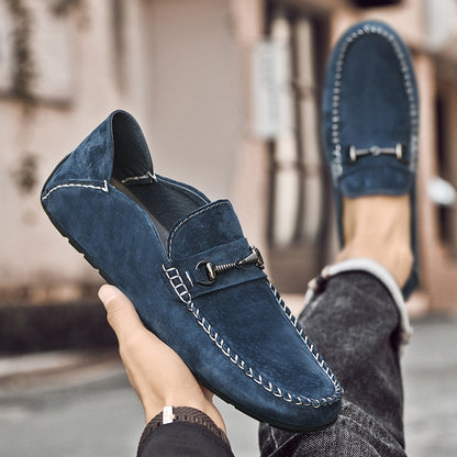 Scarpe Uomo Casual in Pelle Scamosciata – Traspiranti e Confortevoli
