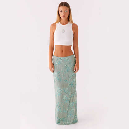 Women's Sequined Embroidered Fashion Personalized Dress