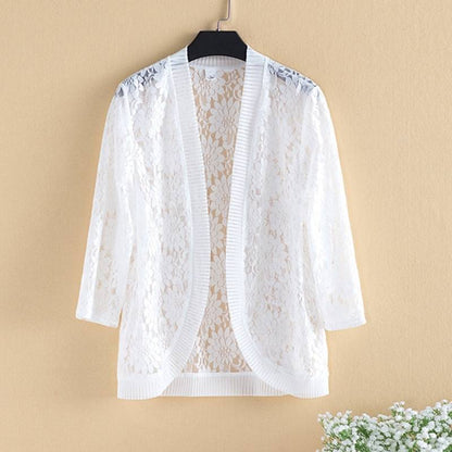 Sun Protection Clothing Lace Thin Coat Women's Top