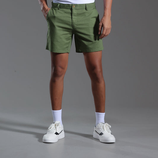Casual Short Cotone e Lino Casual