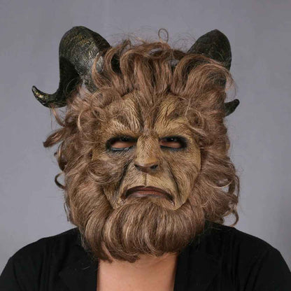🦁 Maschera Cosplay "La Bestia" (Principe Adam)