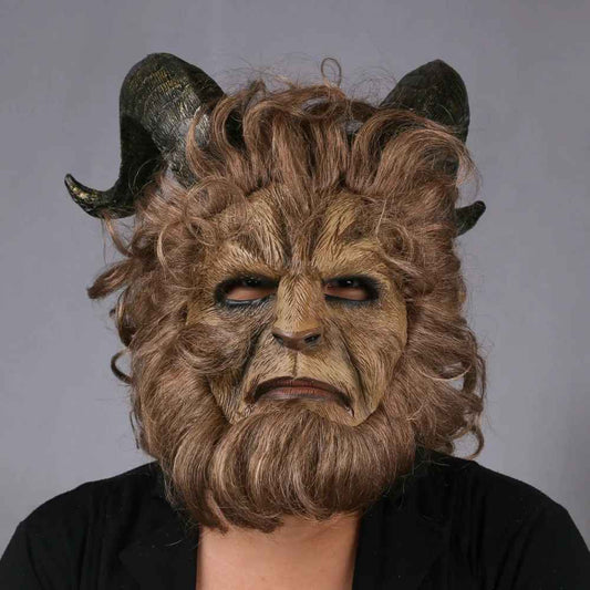 🦁 Maschera Cosplay "La Bestia" (Principe Adam)