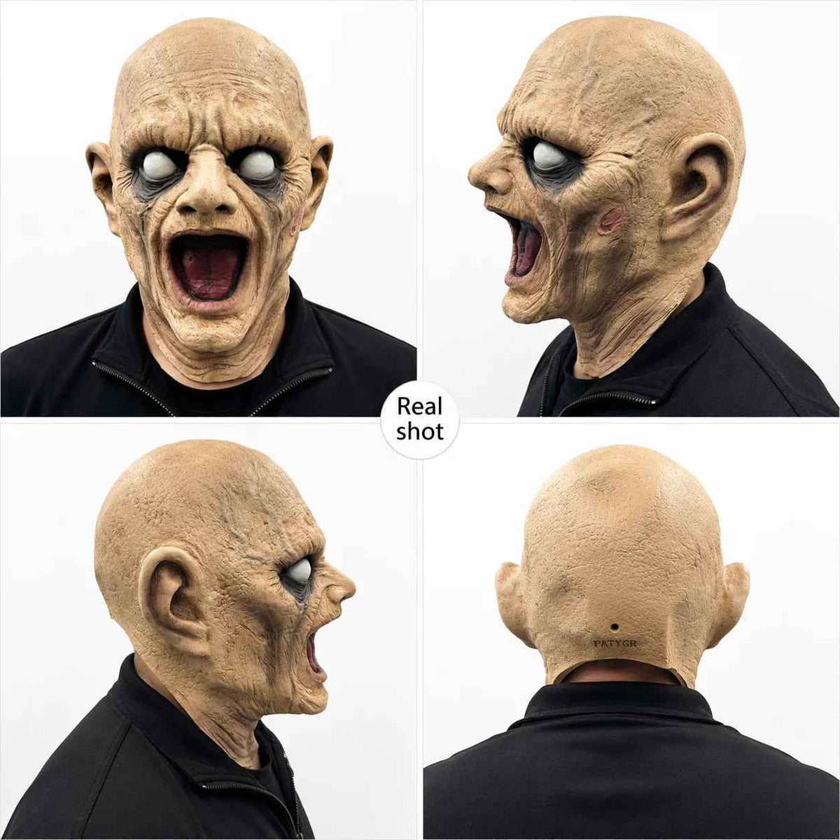 🧟Maschera in Latex Horror di Halloween, Maschera Demoniaca