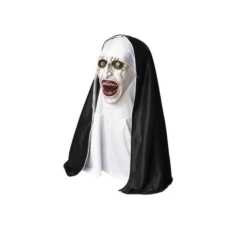 👻 MASCHERA SUORA VALAK HALLOWEEN THE CONJURING 2 CON COPRICAPO