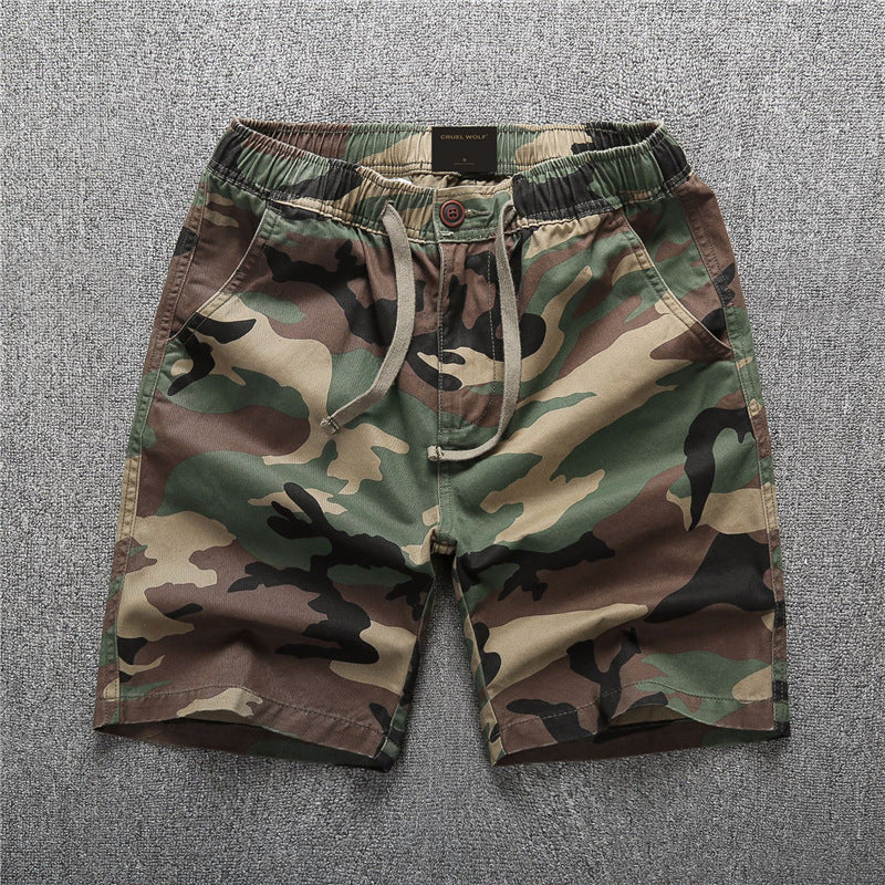 Pantaloncini Uomo Estivi Camouflage – Shorts Casual in Cotone, Comfort e Stile