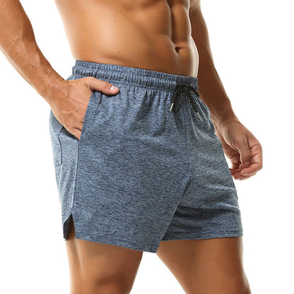 Shorts casual da uomocon tasche per yoga e fitness