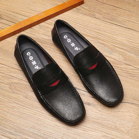 Scarpe Uomo Casual in Vera Pelle Bovina Traforata con Rialzo Interno Traspiranti – 2 Colori N.38-44