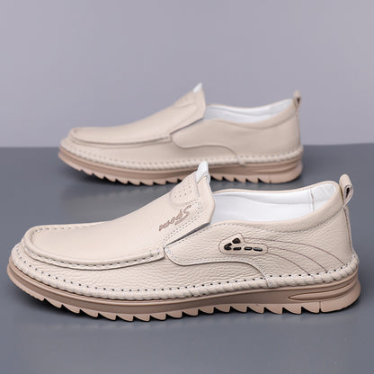 Men's First Layer Cowhide Driving Shoes