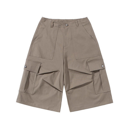 Shorts da uomo in stile giapponese, larghi e casual