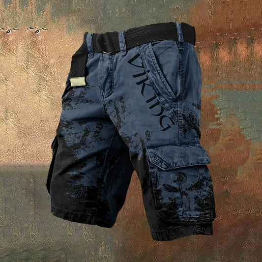 Pantaloncini Uomo con Stampa 3D Digitale – Shorts Estivi in Poliestere con Zip, Moda Streetwear