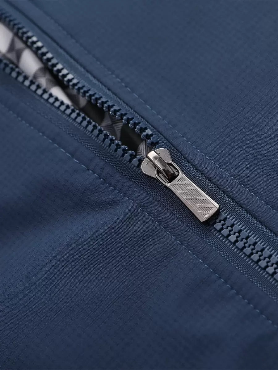 Primavera Autunno ✅Casual Solid Fashion Slim Bomber Blu,Grigio,Khaki