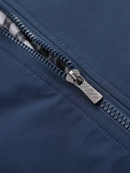Primavera Autunno ✅Casual Solid Fashion Slim Bomber Blu,Grigio,Khaki