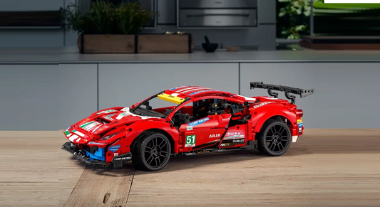488 GTE Mattoni 42125 Serie Tecnica 1648 Pz Supercar Building✅SPED GRATUITA