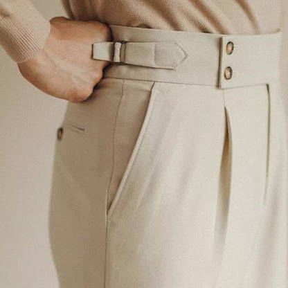 Summer Lightly Mature High-grade Slim Fit Suit Pants