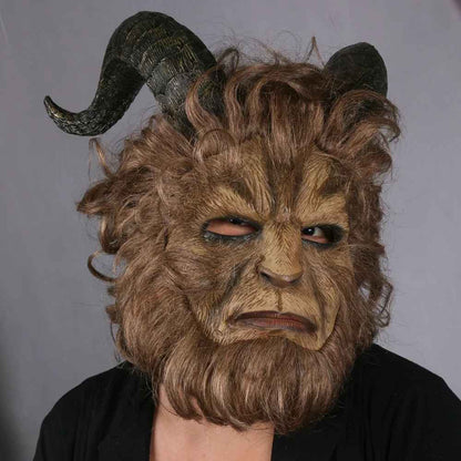 🦁 Maschera Cosplay "La Bestia" (Principe Adam)