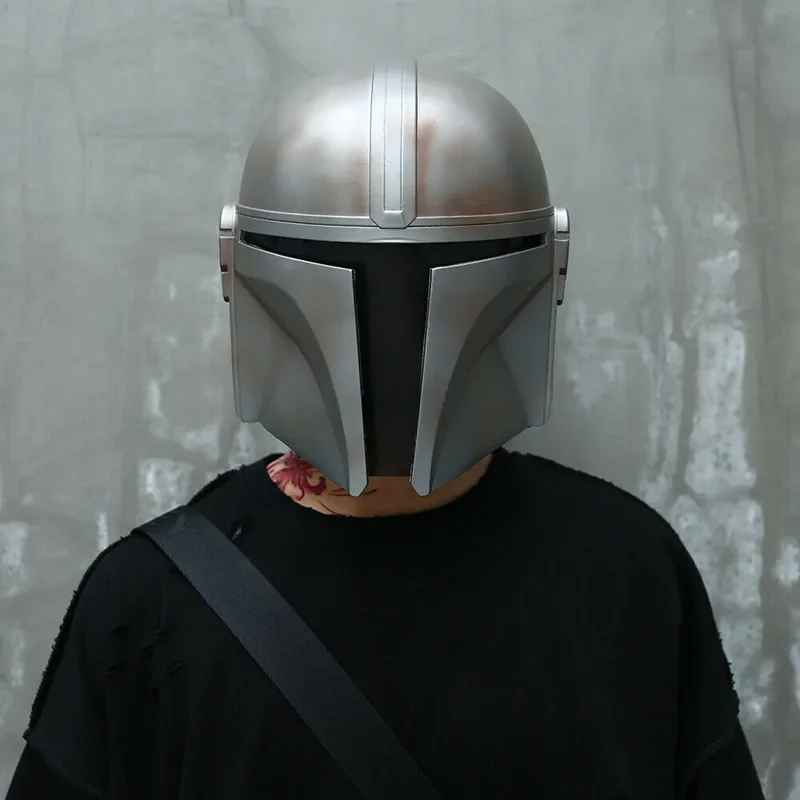 🛸 Maschera Casco Mandaloriano Boba Fett in PVC – Cosplay, Star Wars &amp; Halloween