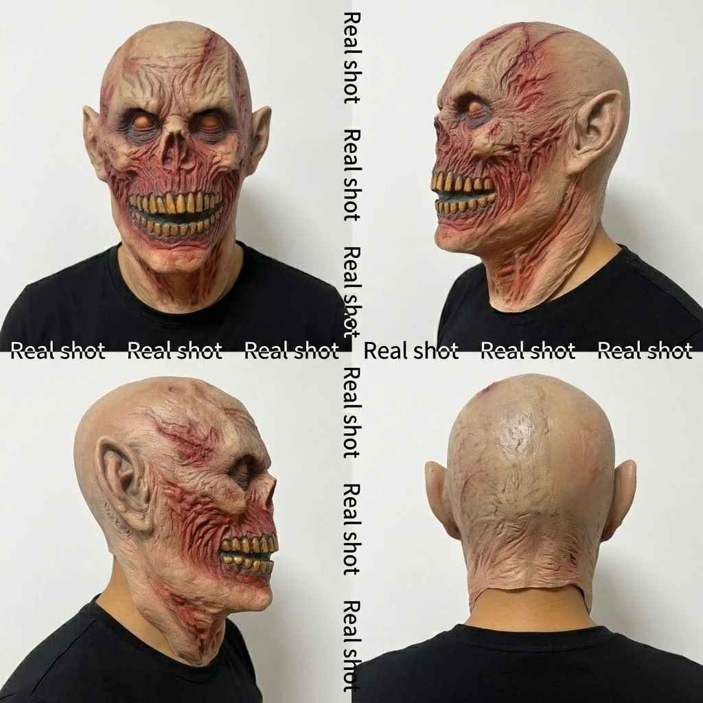 🧛Terrificante Maschera Mostro Horror Realistica in Lattice