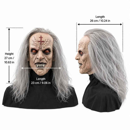 🎭 MASCHERA DEMONE GHOUL VAMPIRO HALLOWEEN LATTICE INTEGRALE HORROR