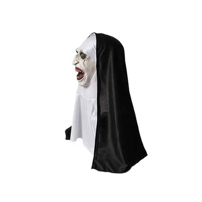 👻 MASCHERA SUORA VALAK HALLOWEEN THE CONJURING 2 CON COPRICAPO
