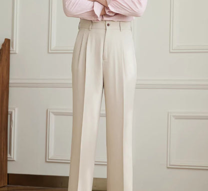 Versatile Casual Wide Leg High-waisted Trousers