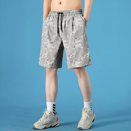 Pantaloncini Uomo Quick-Dry da Mare – Shorts Estivi Soakable in Poliestere