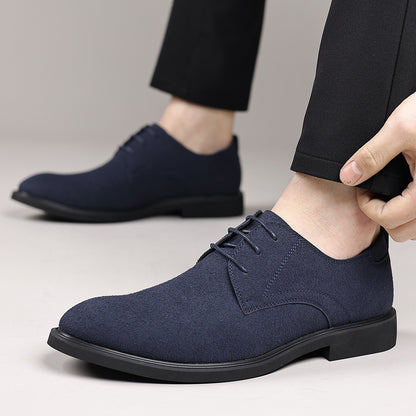 Scarpe Uomo Casual in Pelle Scamosciata Sintetica – Stile Britannico Elegante