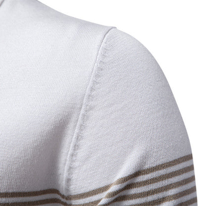 Fashion Striped Men's Business Short-sleeved Shirt