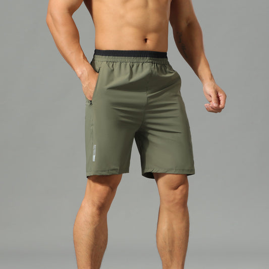 Pantaloncini Uomo Estivi – Shorts Sportivi Traspiranti in Ice Silk, Asciugatura Rapida e Vestibilità Comoda