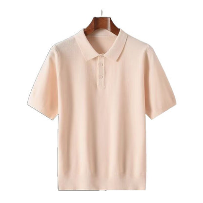 Polo Shirt Men's Short-sleeved Business Casual Bottoming Sweater