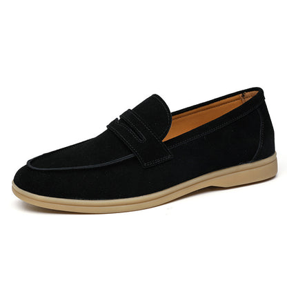 Scarpe Uomo Slip-On in Suede – Suola Morbida e Comode Casual