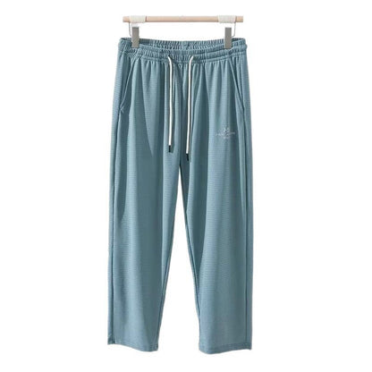 Pantaloni Uomo Estivi in Ice Silk – Leggeri, Traspiranti e Quick-dry, Elastici e Comodi
