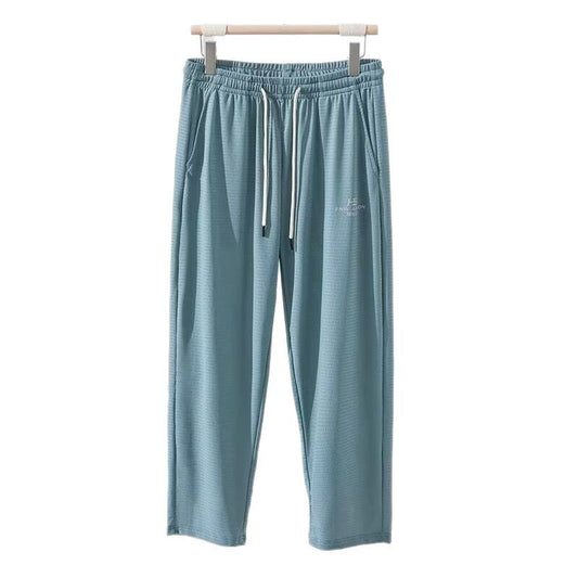 Pantaloni Uomo Estivi in Ice Silk – Leggeri, Traspiranti e Quick-dry, Elastici e Comodi