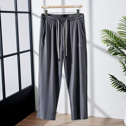 Pantaloni Uomo Estivi in Ice Silk – Leggeri, Traspiranti e Quick-dry, Elastici e Comodi