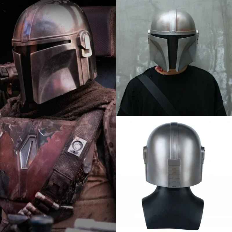 🛸 Maschera Casco Mandaloriano Boba Fett in PVC – Cosplay, Star Wars &amp; Halloween